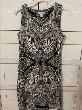 Charter Club Printed Sleeveless Sheath Dress